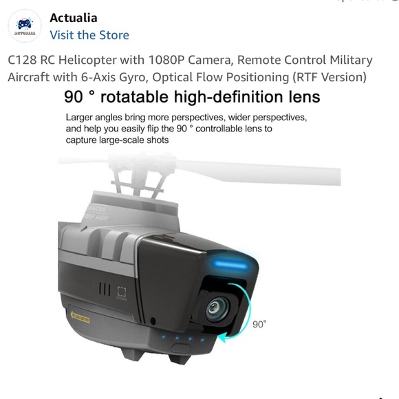 🚁 NWT- C128 Sentry Helicopter🚁 - Picture 5 of 6
